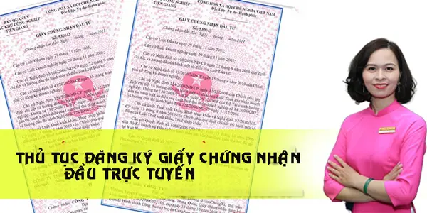 thủ tục đăng ký giấy chứng nhận đầu tư trực tuyến