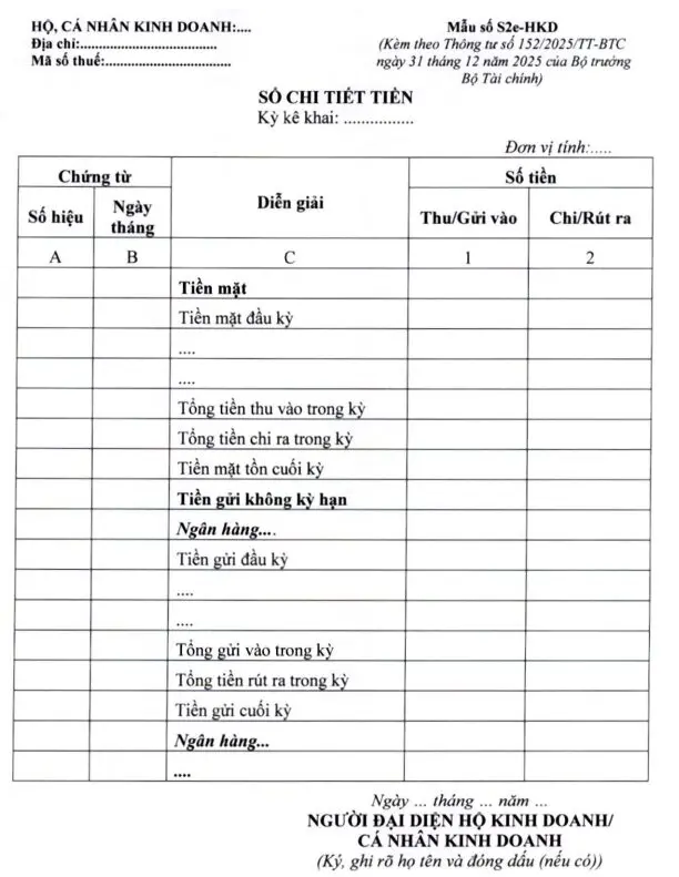 Hình ảnh Hướng dẫn kế toán cho hộ kinh doanh từ 01/01/2026